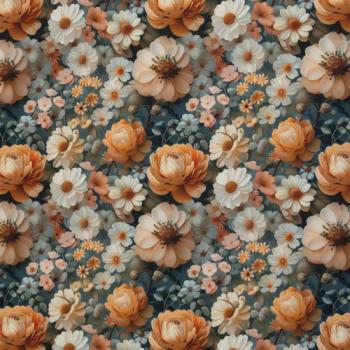Outdoorstoff Flowing Bloom Blüten gelb/creme Töne by Swafing von Sarah Mariam